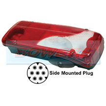 Genuine Vignal 156790 LC8 Rear Right Hand Offside Combination Tail Lamp/Light Unit + Reverse Alarm For Scania Series P & R